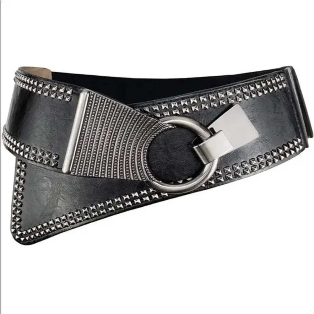Leather Corset Belt Wide Womens Belt Western Waist Belt Handmade Designer Belt
